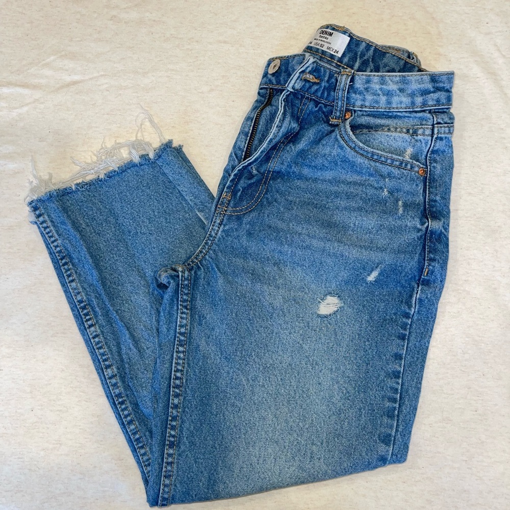 Dark Wash Mom Jeans